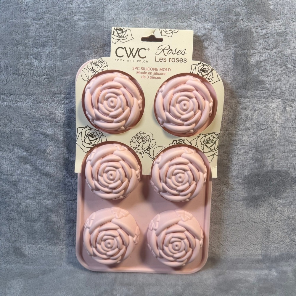 CWC Roses 3PC‎ Silicone Mold